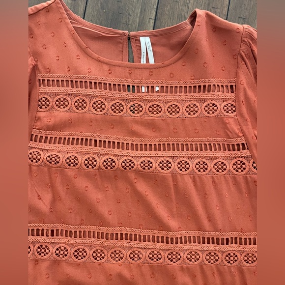 Anthropology BOHO embroidered midi dress small - Picture 2 of 5